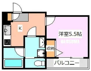 ベレオ駒込【2階】の間取り