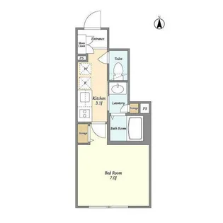 Qualista上北沢【1階】の間取り
