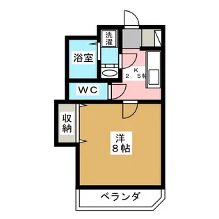 マリーン・ラ・セーヌ【3階】の間取り