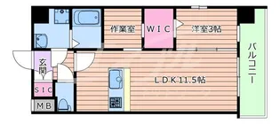 大阪府東大阪市衣摺5【マンション】の間取り