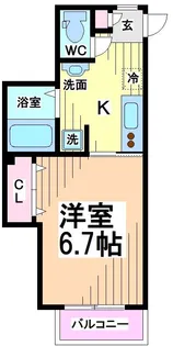 神奈川県川崎市多摩区枡形5【マンション】の間取り