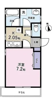 東京都世田谷区下馬2【アパート】の間取り