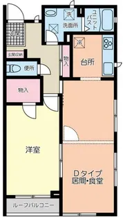 ルーチェ・デル・ソーレ【2階】の間取り