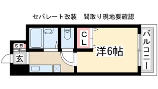 マンションドイール【2階】の間取り