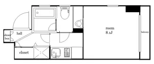 扇橋丸貞ビル【9階】の間取り