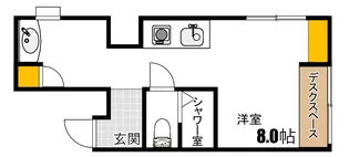 広島県広島市南区比治山町【マンション】の間取り
