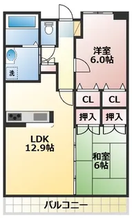 熊本県菊池郡菊陽町光の森2【マンション】の間取り