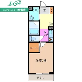 シャーメゾンForYou【2階】の間取り