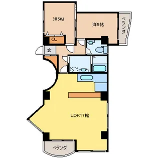 メゾングローリー【1階】の間取り