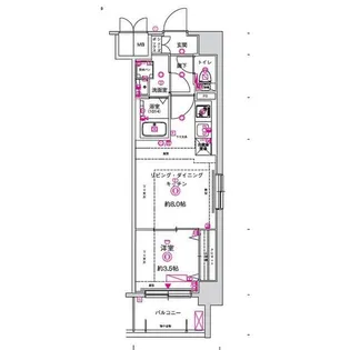 CREST TAPP 京都西京極 dex【3階】の間取り