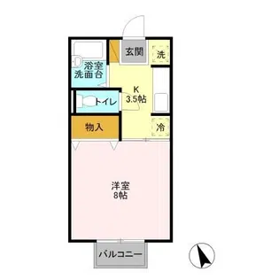 フローラルC【1階】の間取り