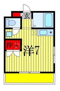 朝日ホーム山野【2階】の間取り