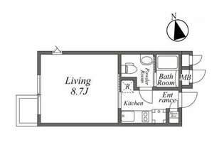 東京都港区白金3【マンション】の間取り