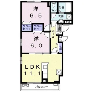 サンヴィレッジ・ひばりヶ丘【2階】の間取り