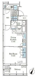 メルクマール京王笹塚レジデンス【15階】の間取り