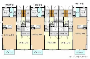 シャーメゾン千石町【1階】の間取り