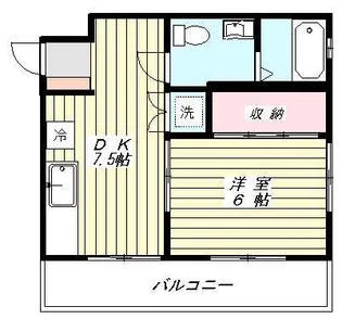 東京都新宿区西早稲田1【マンション】の間取り
