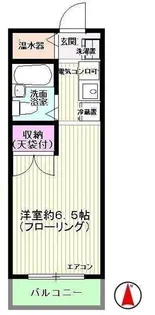 ヒルサイドメゾン高幡【1階】の間取り