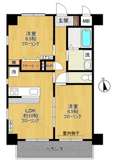 アンジュール ~ Unjour ~【3階】の間取り