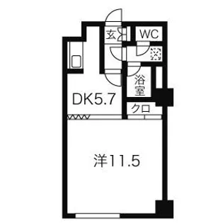 ピュアコート円山【2階】の間取り