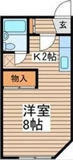 コーポ三浦【2階】の間取り