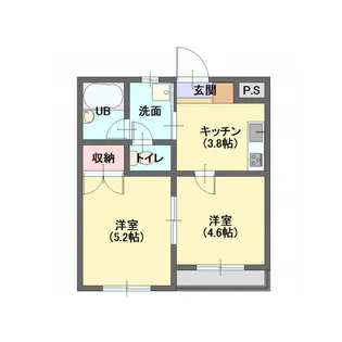 メル・パルク【1階】の間取り