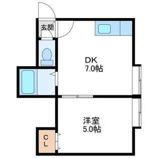 ラ・メゾン22【2階】の間取り