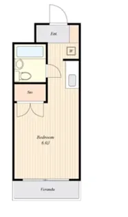 リエス高尾【4階】の間取り