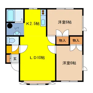 アップランド6【1階】の間取り