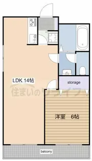 パークハイムD【8階】の間取り