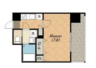 ミラージュパレス難波東レジデンス【11階】の間取り