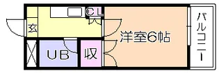 ベスト久留米工大ビル【6階】の間取り