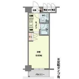 ジュネス東住吉弐番館【7階】の間取り