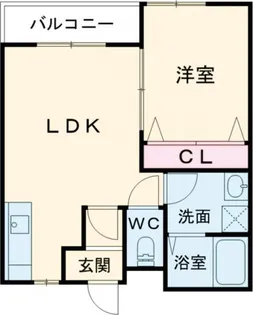 ヴィアーレ大塔【1階】の間取り