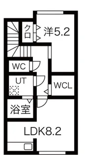 リアン【3階】の間取り