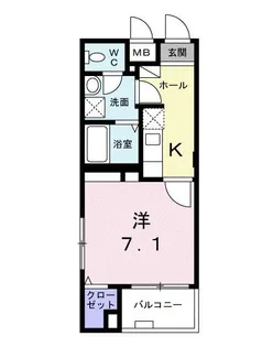 フィオーレ【3階】の間取り