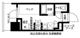 キャンパスヴィレッジ板橋本町【8階】の間取り