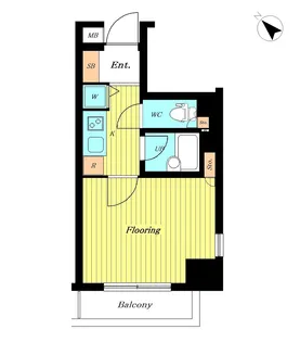 菱和パレス銀座八丁目【6階】の間取り