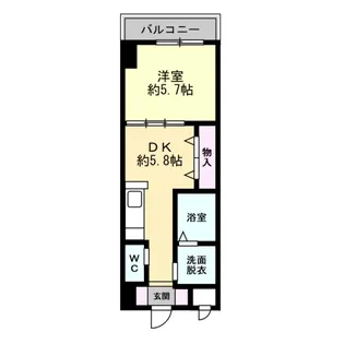 メゾン・ド・クレチュール【2階】の間取り