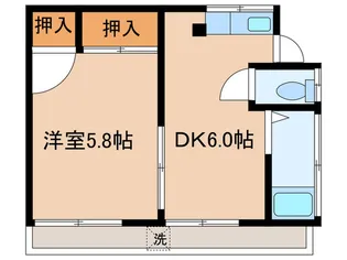 パインクレスト【2階】の間取り