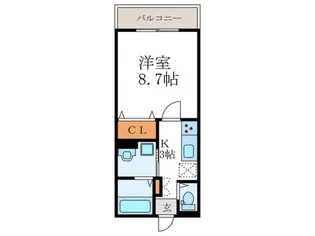 ユアメゾン西賀茂【2階】の間取り