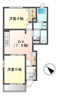 オプティ II・III棟【1階】の間取り