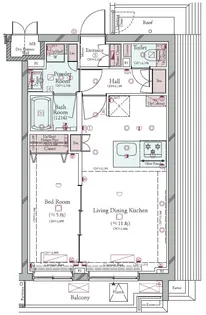 コンシェリア目黒本町 THE RESIDENCE【4階】の間取り