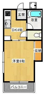 ハイツ富士見台【1階】の間取り