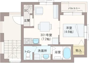 KNハウス【3階】の間取り
