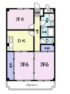 アスライズコーポ【3階】の間取り