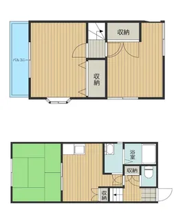 メゾネット堀内【2階】の間取り