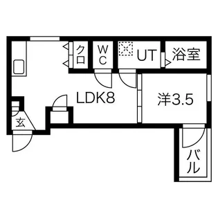la ti deur【3階】の間取り