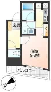 リベール入谷【2階】の間取り