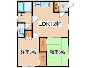 シャルムSOI10【2階】の間取り